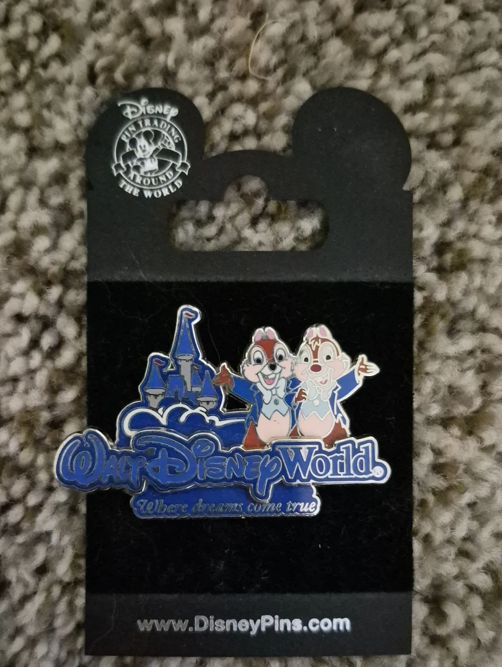 Walt Disney World - Chip N Dale Where Dreams Come True Pin